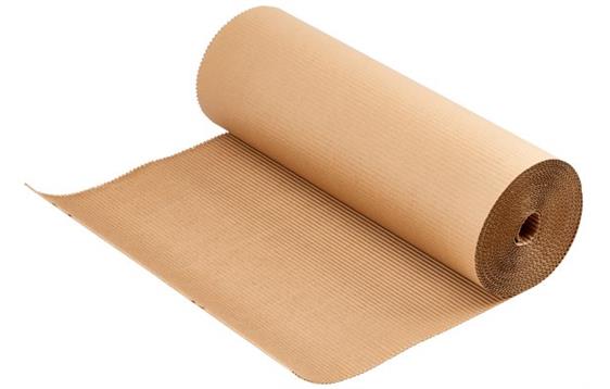 470624  168495 Bølgepapp 120 cm x 75 m Ensidig bølgepapp på rull i 120cm bredde